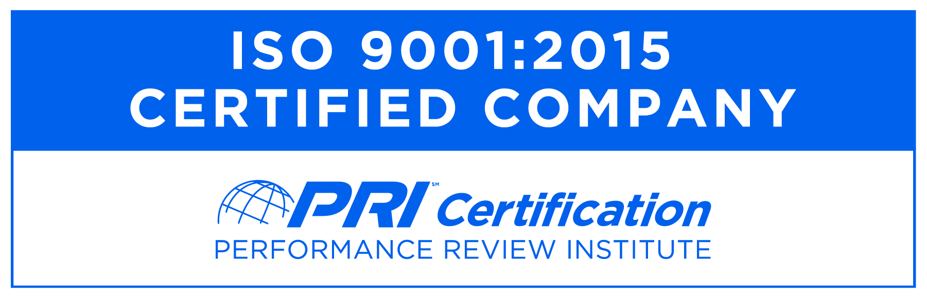 PRI Programs Accredited v4 ISO90012015